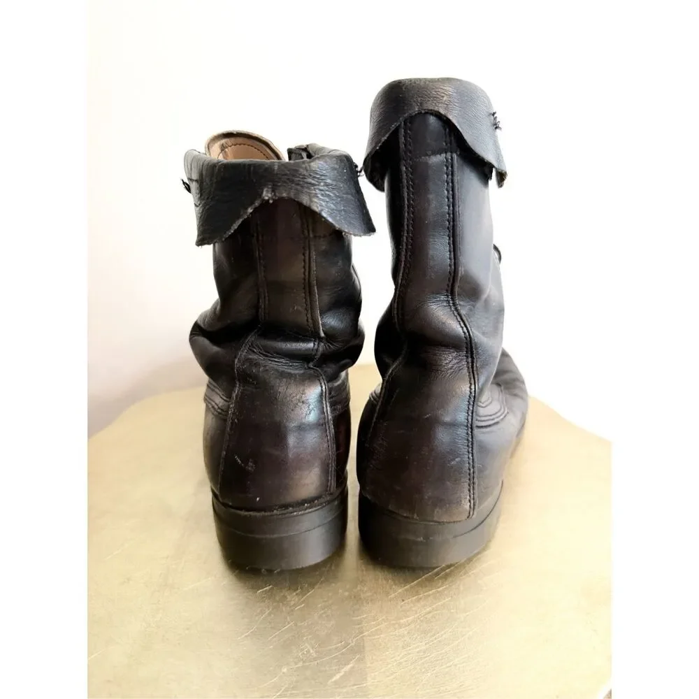 Biltrite VTG‎ Black 1960s Australian Royal Air Force RAF Combat Flight Boot 12.5